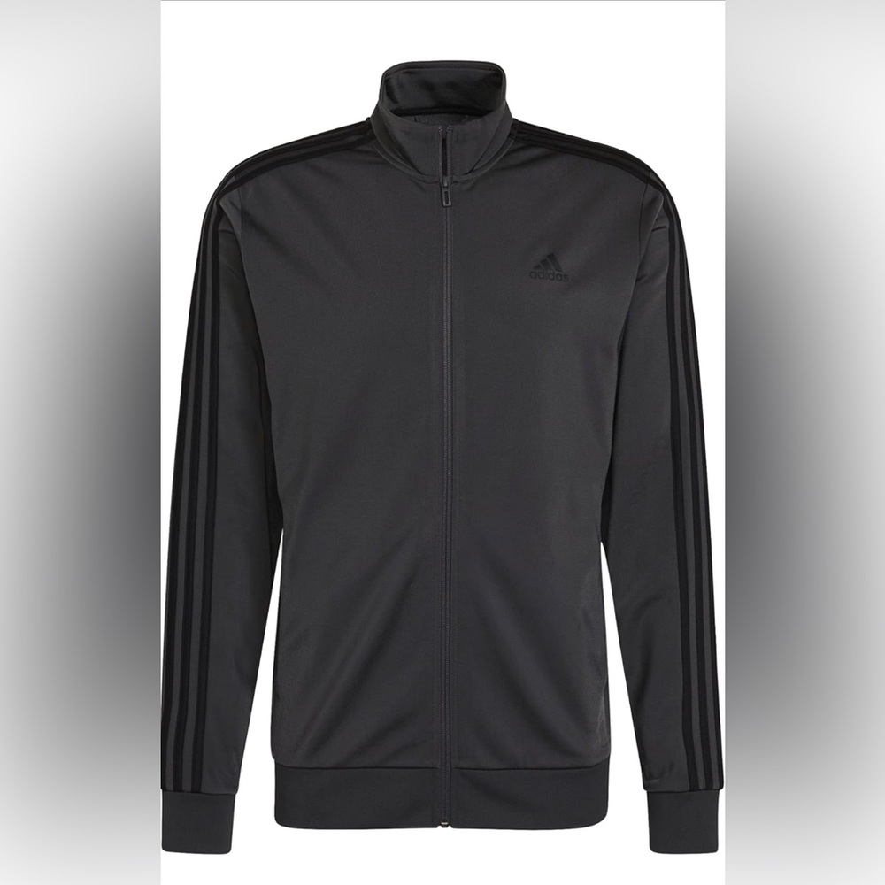 Adidas Mens Essentials Warm-Up 3 Stripes track Jacket